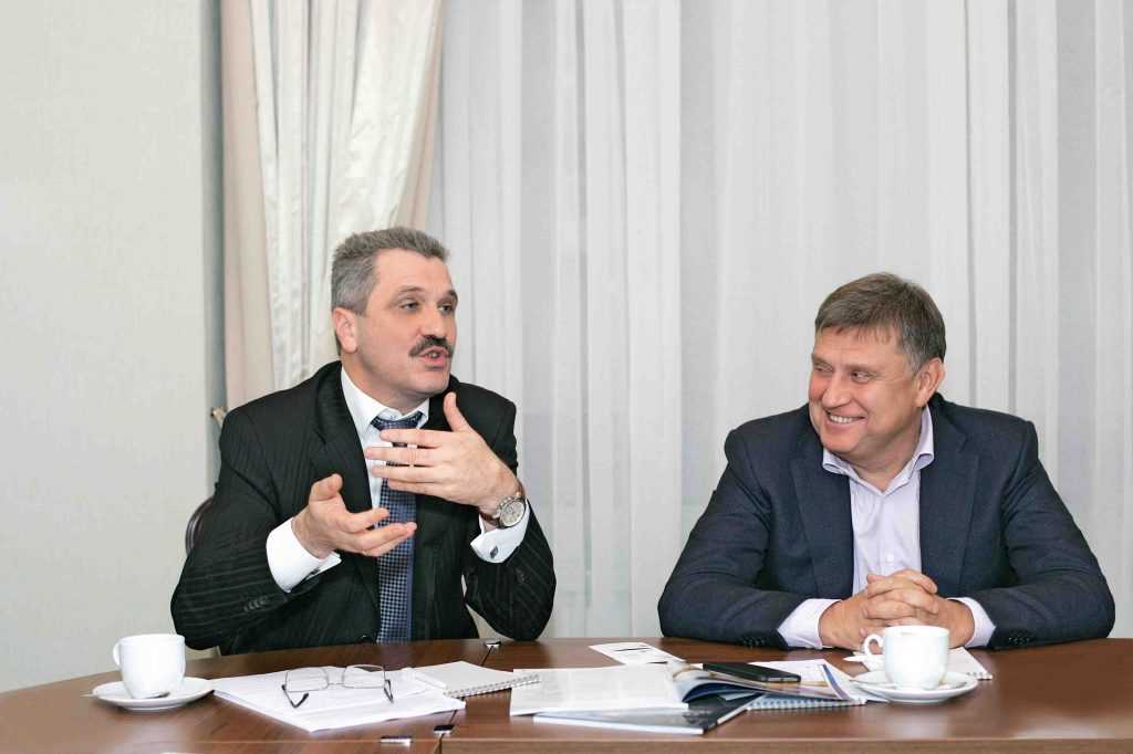 Валерий Ласьков и Виктор Купавцев: аграриев интересует инвестиционные кредиты, то есть долгосрочное кредитование при адекватной стоимости ресурса