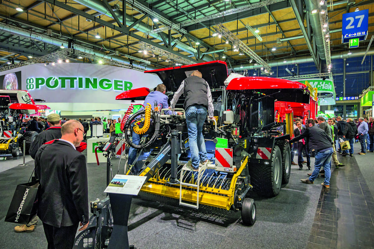 Техніка Pоttinger на міжнародній виставці Agritechnica–2017