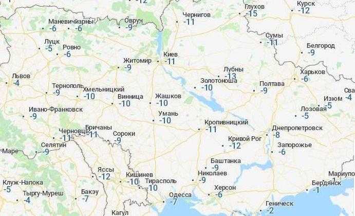 Прогноз погоди в Україні 12 січня 2019: температура повітря і ґрунту