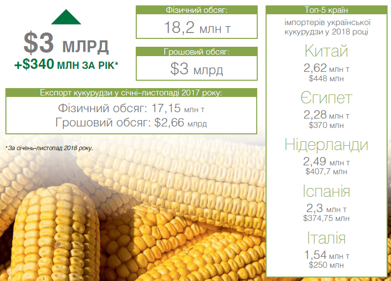 ТОП-15 позицій українського експорту аграрної продукції