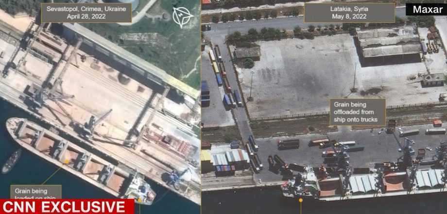 Росія краде українське зерно через Крим. CNN показав нові супутникові фото