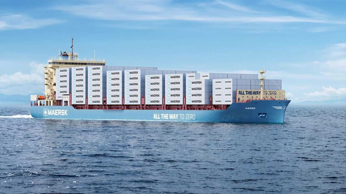 Metsov Containers Maersk прийняв в експлуатацію перший у світі контейнеровоз на ...