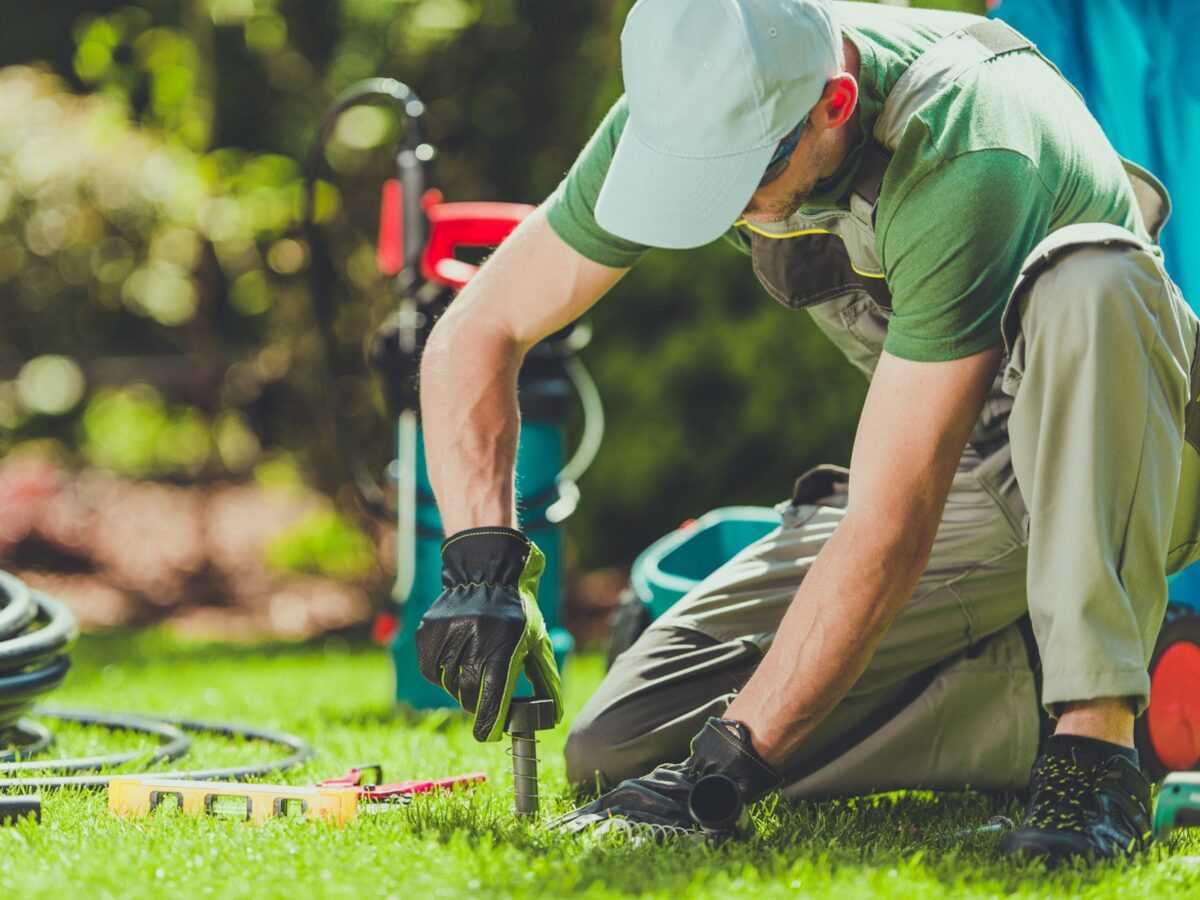 Grass Sprinklers Installation