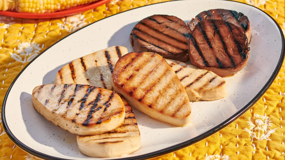 Table of Grilled Classic Cutlets and Steaks