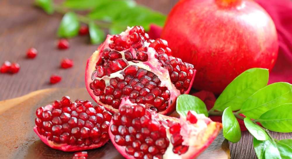 Ripe Red Pomegranates