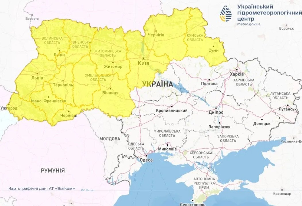 Сніг, ожеледиця і морози: прогноз погоди на 13 січня