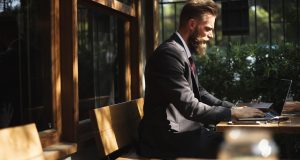 beard, business, business people, cafe, coffee shop, communication, connection, corporate, internet, laptop, man, online, person, suit, table, typing, working, business, business, business, business, business, corporate, corporate, corporate, corporate, typing