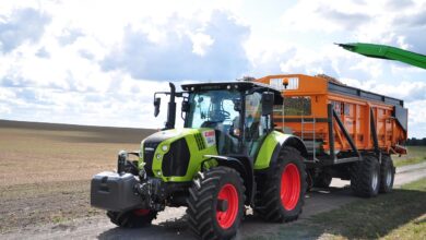 tractor, agriculture, the cultivation of, village, farmer, tractors, trailer, potatoes