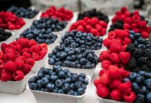 a group of berries